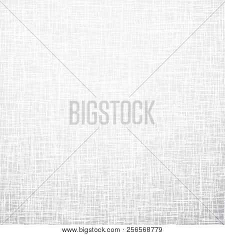 Gray Tissular Textured Background. Vector Paper Illustration.