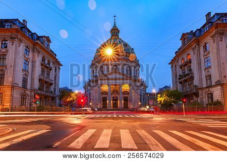 Marble Church In Copenhagen, Denmark.
