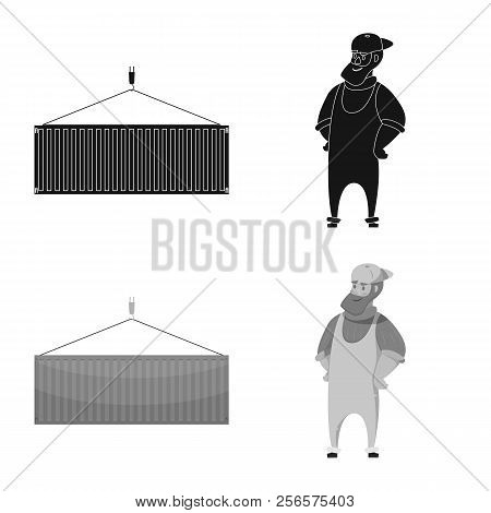 Vector Design Of Goods And Cargo Logo. Collection Of Goods And Warehouse Vector Icon For Stock.