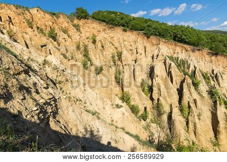 Amazing Sunset View Of Rock Formation Stob Pyramids, Rila Mountain, Kyustendil Region, Bulgaria