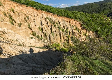 Amazing Sunset View Of Rock Formation Stob Pyramids, Rila Mountain, Kyustendil Region, Bulgaria