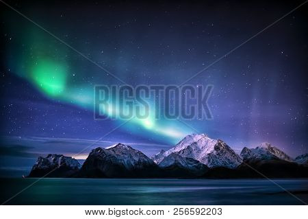Auroral Displays Appear In Many Colours Although Pale Green And Pink Are The Most Common. Shades Of 