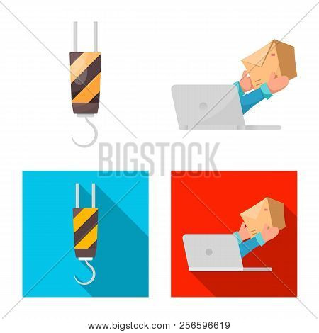 Vector Design Of Goods And Cargo Logo. Set Of Goods And Warehouse Vector Icon For Stock.