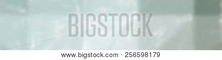 Brown, Grey And Green  Colorful Through Tiny Glass In Banner Shape Background Illustration