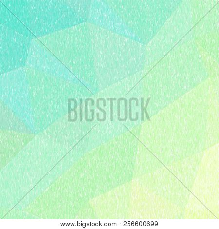 Good Abstract Illustration Of Green, Yellow And Lapis Lazuli Color Pencil With Big Coverage Paint. U