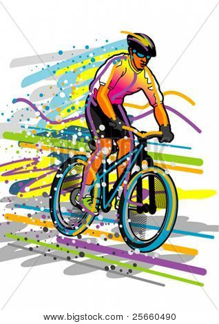 Sport series: cyklister
