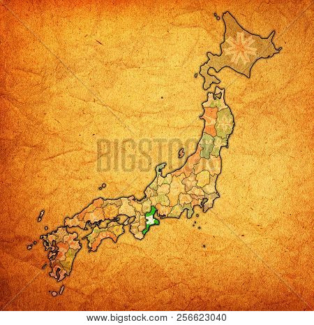 Mie Prefecture On Administration Map Of Japan