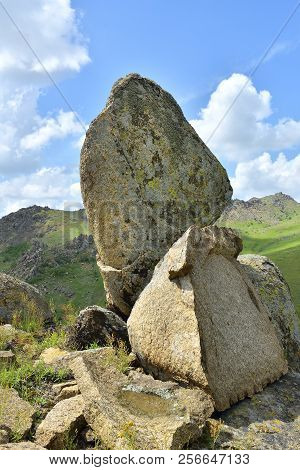 Rock Formations In Macin Mountains