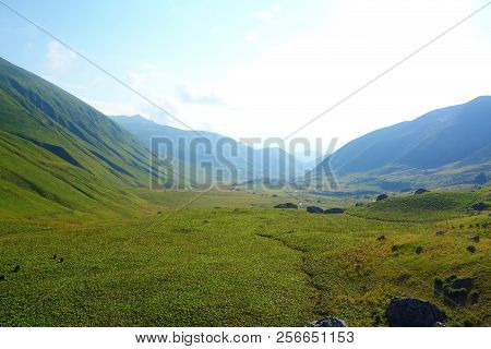 Views From A Hiking Trail Starting In Abudelauri Lakes And Finishing In Juta In Caucasus Mountains