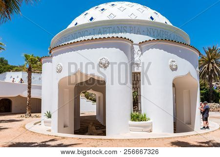 Rhodes, Greece - May 13, 2018: Restored Building Of The Complex Of Kallithea Springs In Rhodes, Gree
