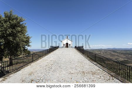 View Of The Nineteenth Century Chapel Of St Gabriel With A Gable Truncated By The Bell Tower, Portal