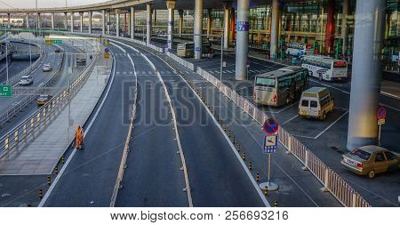 Highway Near The Beijing Capital Airport