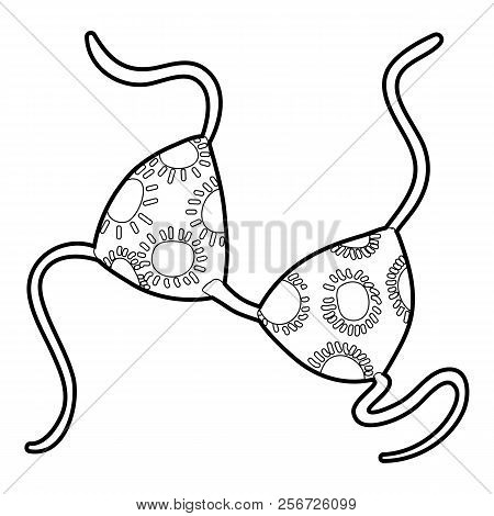 Bikini Top Icon. Isometric 3d Illustration Of Bikini Top Icon For Web