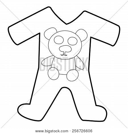 Childrens Romper Suit Icon. Isometric 3d Illustration Of Childrens Romper Suit Icon For Web