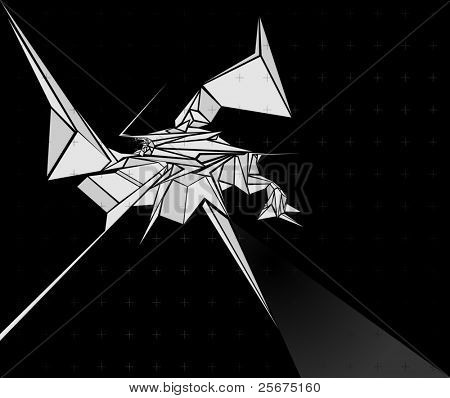 vector of abstract outer space element