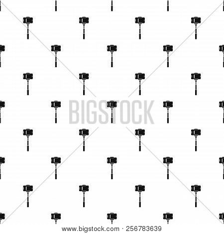 Selfie Monopod Pattern. Simple Illustration Of Selfie Monopod Pattern For Web