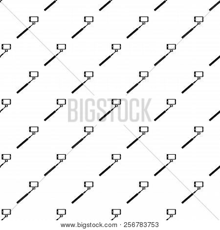 Selfie Stick Monopod Pattern. Simple Illustration Of Selfie Stick Monopod Pattern For Web