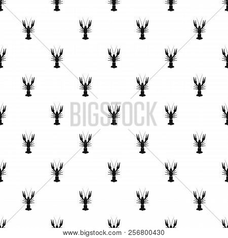 Crayfish Pattern. Simple Illustration Of Crayfish Pattern For Web