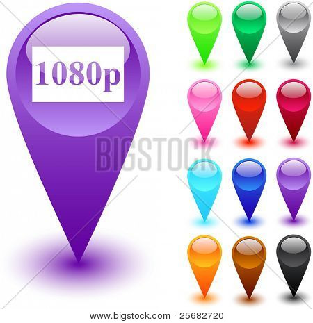 pulsanti web lucido 1080p.