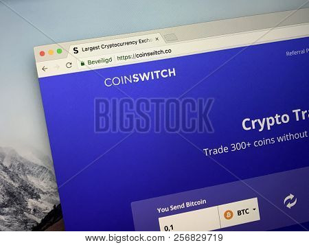 Amsterdam, The Netherlands - September 5, 2018: Website Of Coinswitch, A Platform For Conversion, Ex