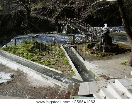 Pozar Beautiful Thermal Baths Aridaia Greece Europe