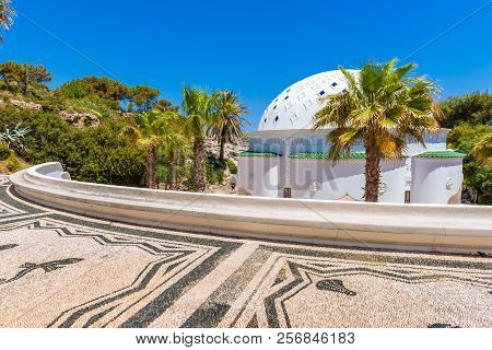 Rhodes, Greece - May 13, 2018: Restored Complex Of Kallithea Springs Located 9 Km From The City Of R