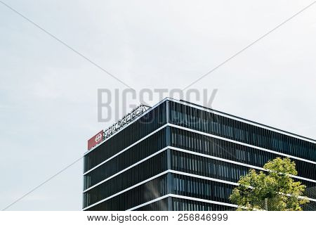 Bern, Switzerland - Aug 17, 2018: Headquarter Of Swiss Federal Railways Schweizerische Bundesbahnen 