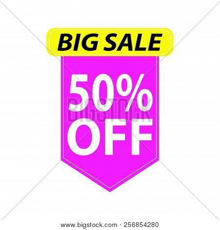 Special Big Sale Label. Vactor Illustration Design