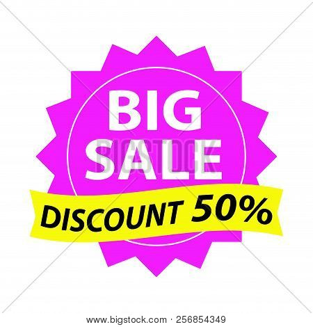 Special Big Sale Label. Vactor Illustration Design
