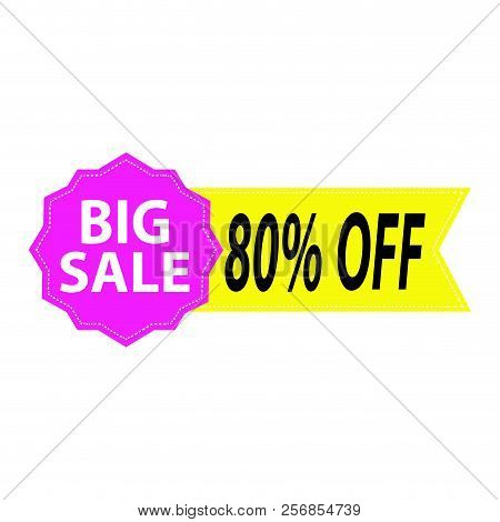 Special Big Sale Label. Vactor Illustration Design