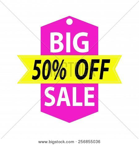 Special Big Sale Label. Vactor Illustration Design