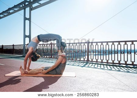 Ambitious Man And Woman Relinquishing Total Control