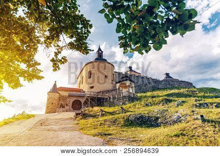 Krasna Horka Castle, Slovakia In A Sunny Summer Day