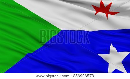 Arismendi Nueva Esparta City Flag, Venezuela, Closeup View