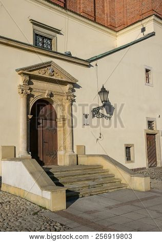 Renaissance Portal Of Town Hall Of Old Town In Tarnow, Poland