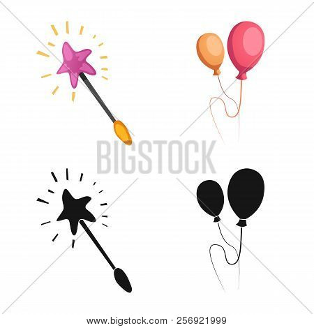 Vector Illustration Of Party And Birthday Icon. Collection Of Party And Celebration Vector Icon For 