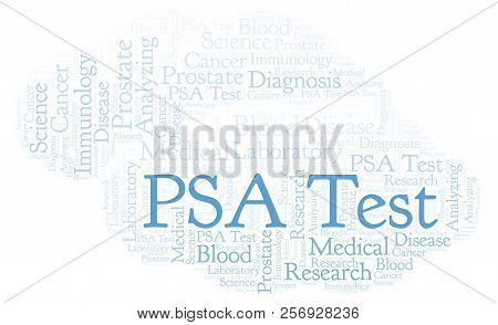 Psa Test Word Cloud. Wordcloud Made With Text Only.