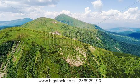 View Of The Mountains From A Bird's Eye View