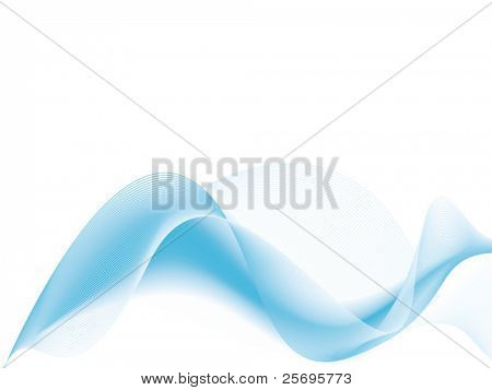 Голубая волна фон