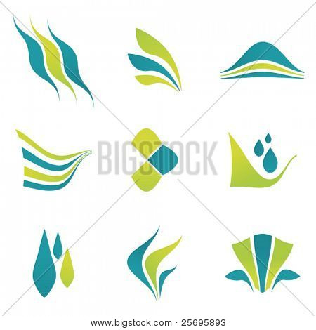 набор элементов, логотип