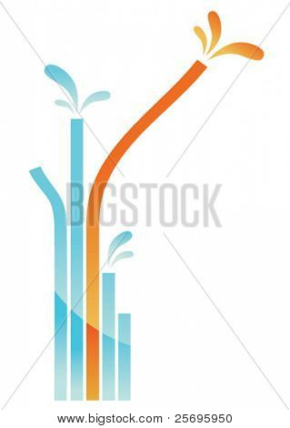 Абстрактные трубы, бытовые концепции