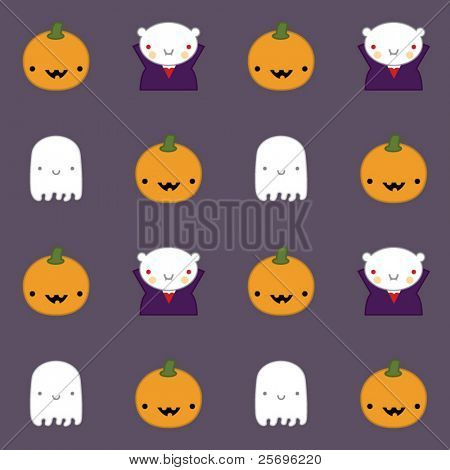 Хэллоуин бесшовный фон