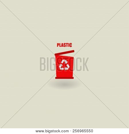 Trash Icon, Ecology. Purity. Vector Illustration. Eps 10.