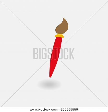 Paint Brush Icon. Art. Paint. Vector Illustration. Eps 10.