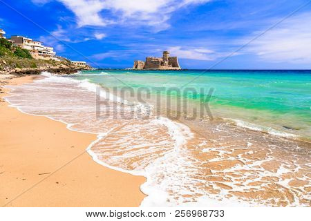 Le Castella .Isola di Capo Rizzuto - beaches and castles of Calabria, south of Italy