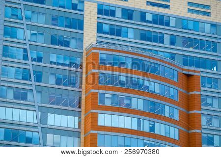 Moscow, Russia - September, 4, 2018: Multistorey hose in Moscow^ Russia