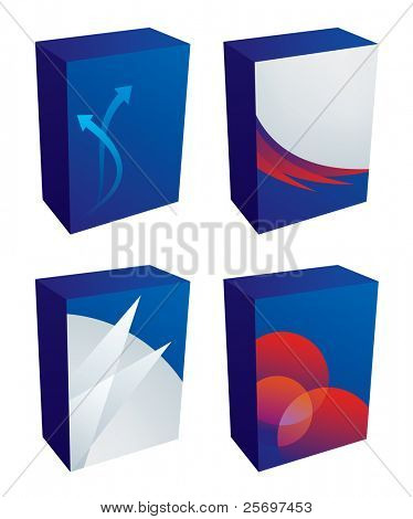 vector software boxes