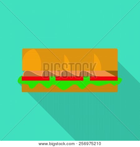 Butty Icon. Flat Illustration Of Butty Icon For Web