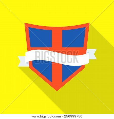 Consideration Shield Icon. Flat Illustration Of Consideration Shield Icon For Web
