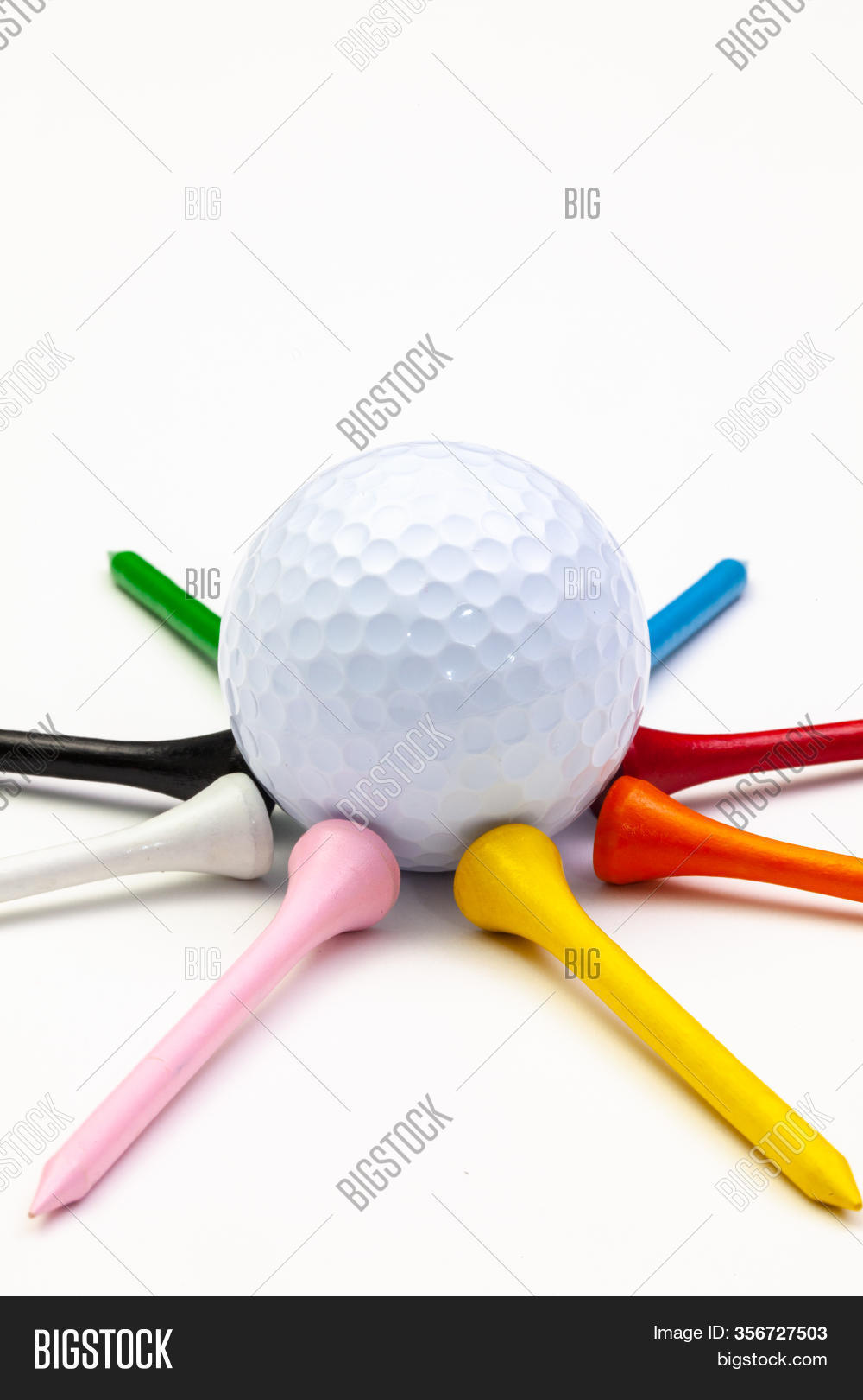Golf Set Ball Tees. Image & Photo (Free Trial) Bigstock